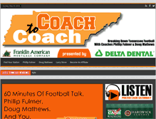 Tablet Screenshot of coachtocoachradio.com